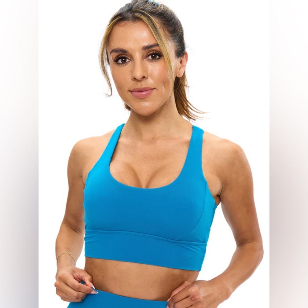 BuffBunny Blue Sports Bra